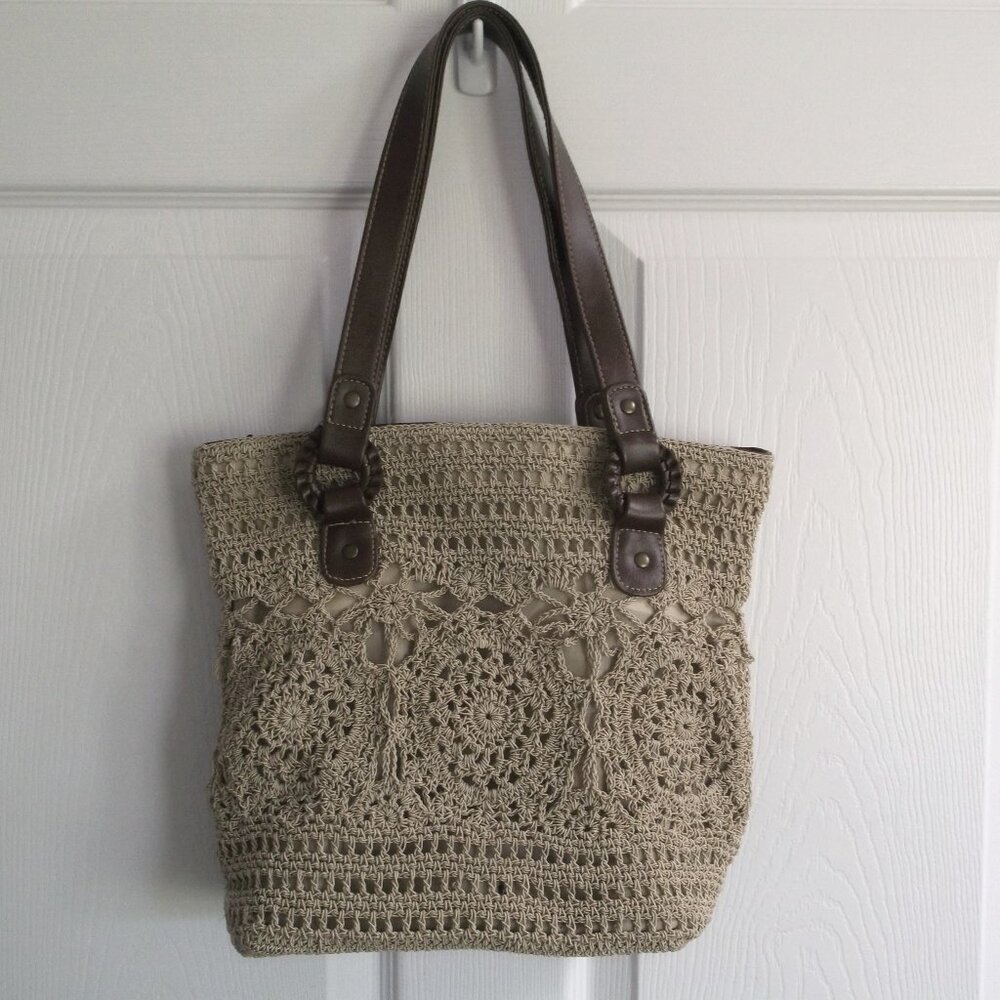 Lot of 3 different Crochet WOVEN Knit MACRAME Purse / Shoulder Bag ~ Summer Bags